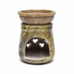 Aromalampa i Täljsten med hjärtan