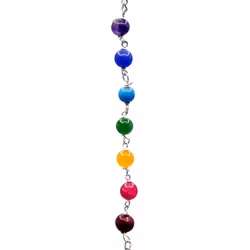 Pendel - Ametist med Chakrakedja