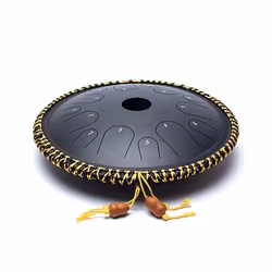 Tongue Drum 14 toner, Svart – C-dur