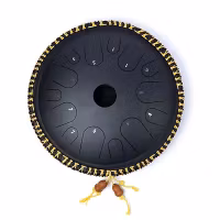 Tongue Drum 14 toner, Svart – C-dur