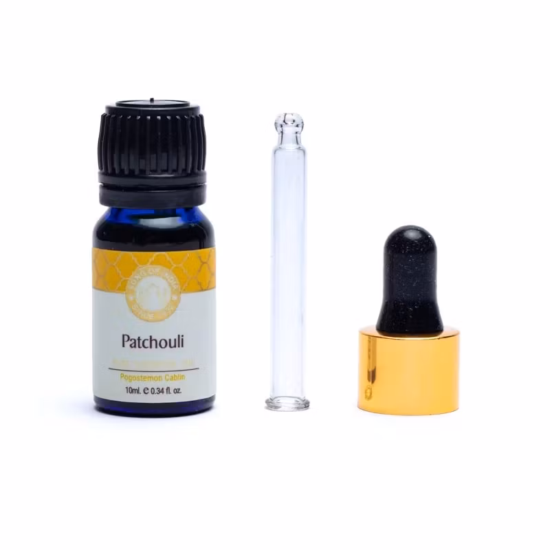 eterisk olja song of india, patchouli 10 ml, flaska med pipett