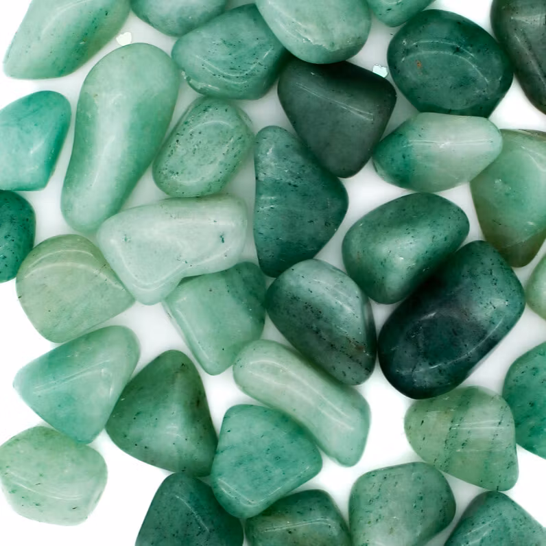 Aventurin, grön - trumlad