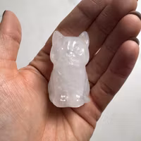 Bergkristall Katt 5 cm