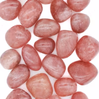 Jordgubbskvarts - Trumlad