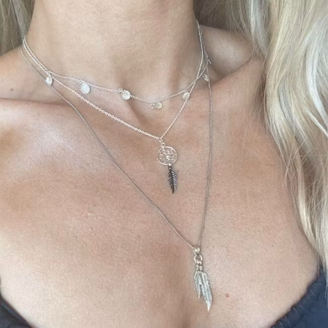 Halsband drömfångare i 925 silver