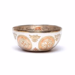 Klangskål Silver Medicine Buddha - 19 cm