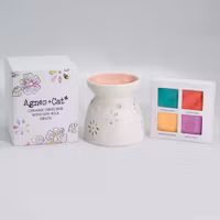 Aromalampa vit med fyra doftvax - Agnes and Cat