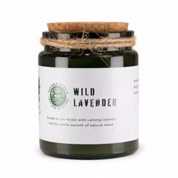 Doftljus med träveke, Wild Lavender (Vild Lavendel)