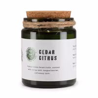 Doftljus med träveke, Cedar Citrus