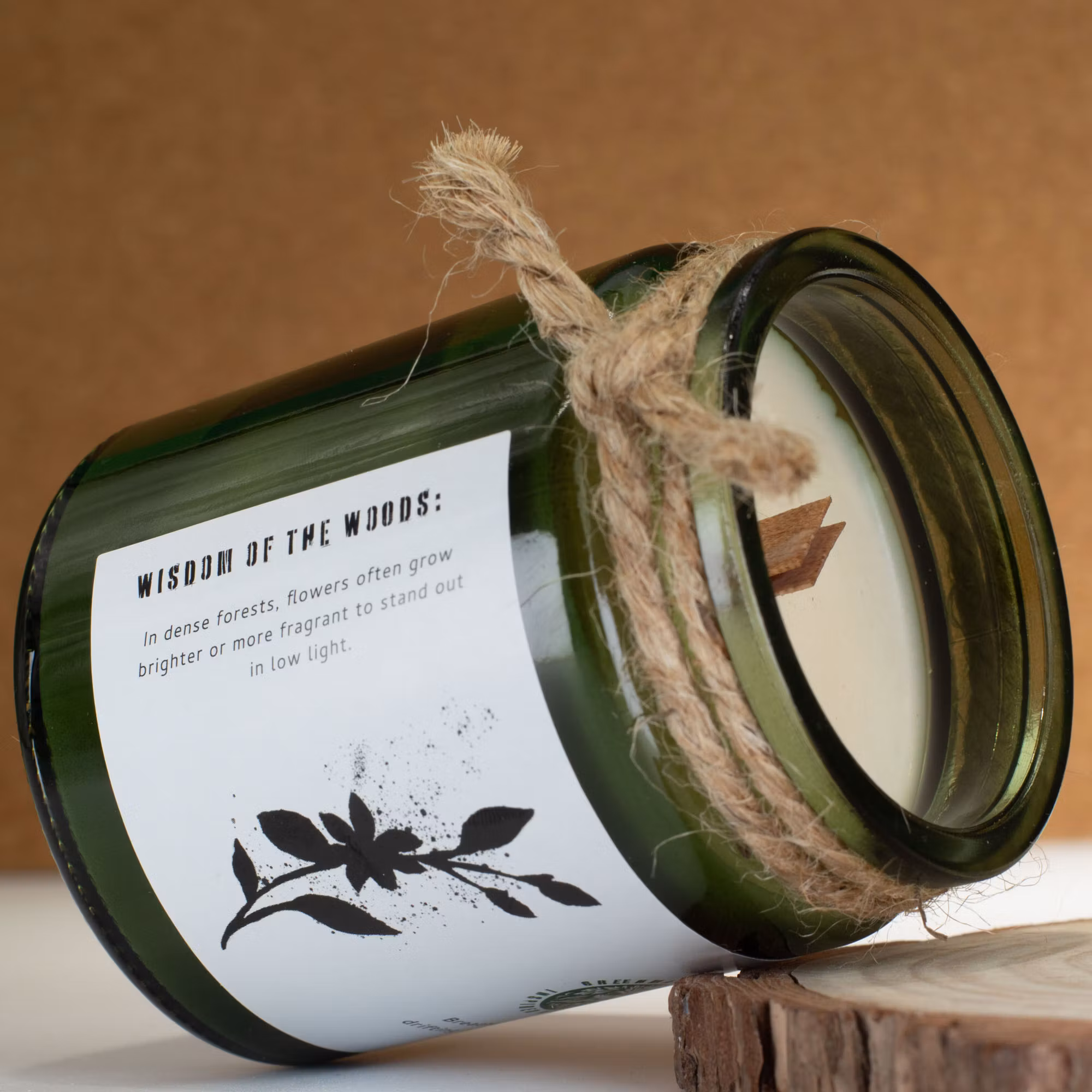 Doftljus med träveke, Cedar Citrus