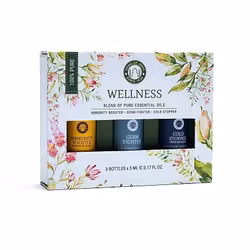 Wellness – Set med eteriska oljor, 3 x 5 ml, Song of India