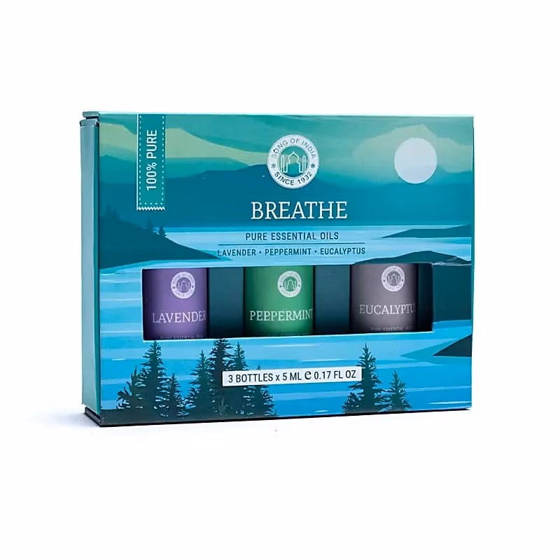 Breathe - eteriska oljor i kit om 3 x 5 ml