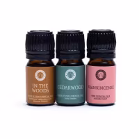 Woodsy – Set med eteriska oljor, 3 x 5 ml, Song of India