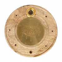 Rökelsehållare i mangoträ - All seeing eye, tredje ögat