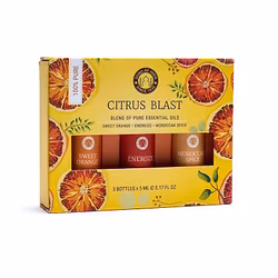 Citrus Blast – Set med eteriska oljor, 3 x 5 ml, Song of India