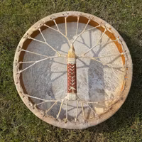 Shamantrumma med Getskinn Livets Träd nr 1 - 50 cm