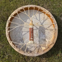 Shamantrumma med Getskinn Livets Träd nr 1 - 50 cm