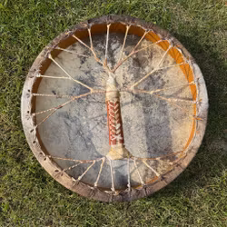 Shamantrumma med Getskinn Livets Träd nr 3 - 50 cm