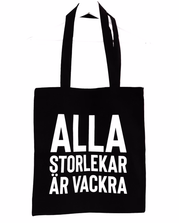 Tygpåse "Alla storlekar är vackra"