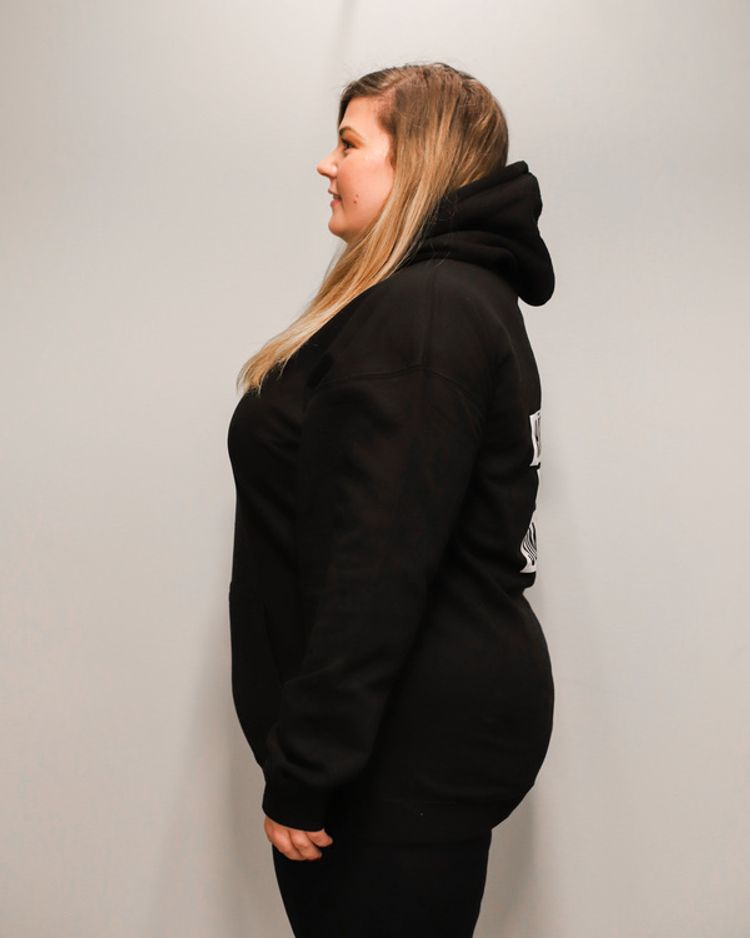 Hoodie "Här står jag och duger som jag är"