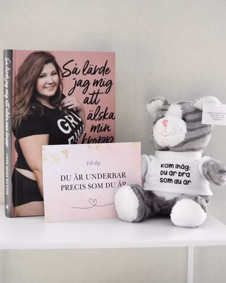 Hälsningskort: "Du är underbar precis som du är"