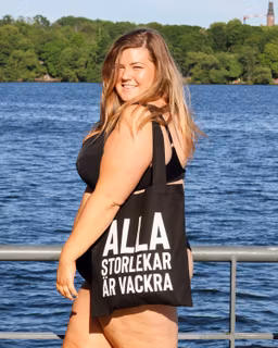 Tygpåse "Alla storlekar är vackra"