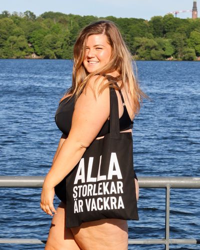 Tygpåse "Alla storlekar är vackra"