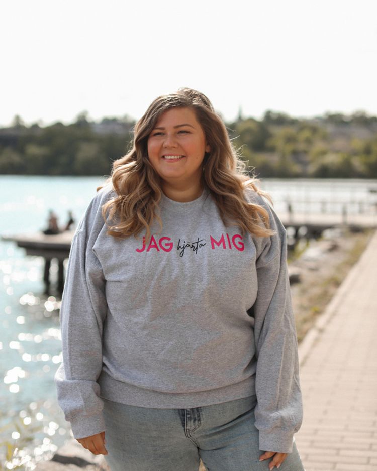 Sweatshirt "Jag hjärta mig"