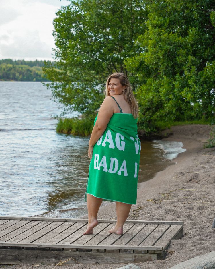 Strandbadlakan "Jag vägrar bada i vassen"