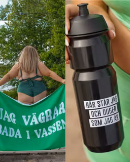 Christmas bundle: Vattenflaska + strandbadlakan