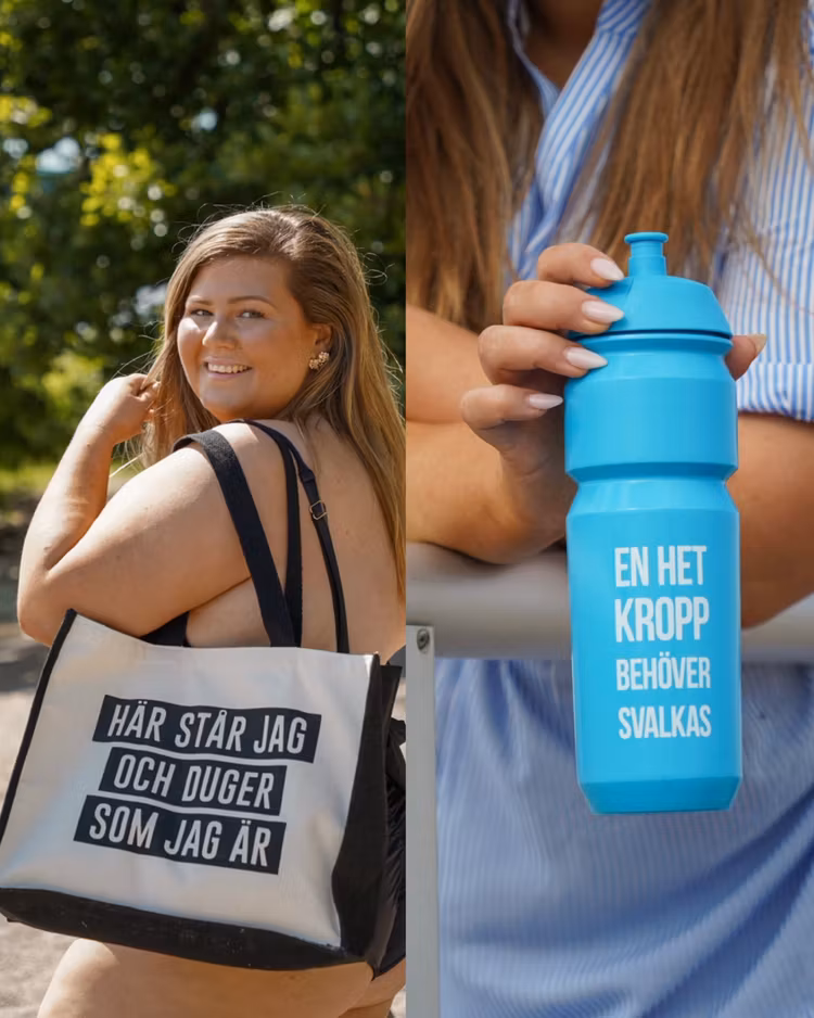 Black week bundle: Strandväska + vattenflaska