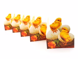 Pappersrader Kyckling på Ägg