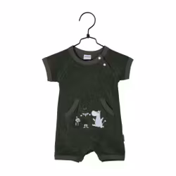 Mumin Frotteplaysuit Mörkgrön