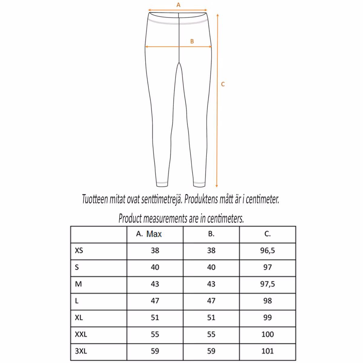 Mumin Elise leggings Blixten naturvit