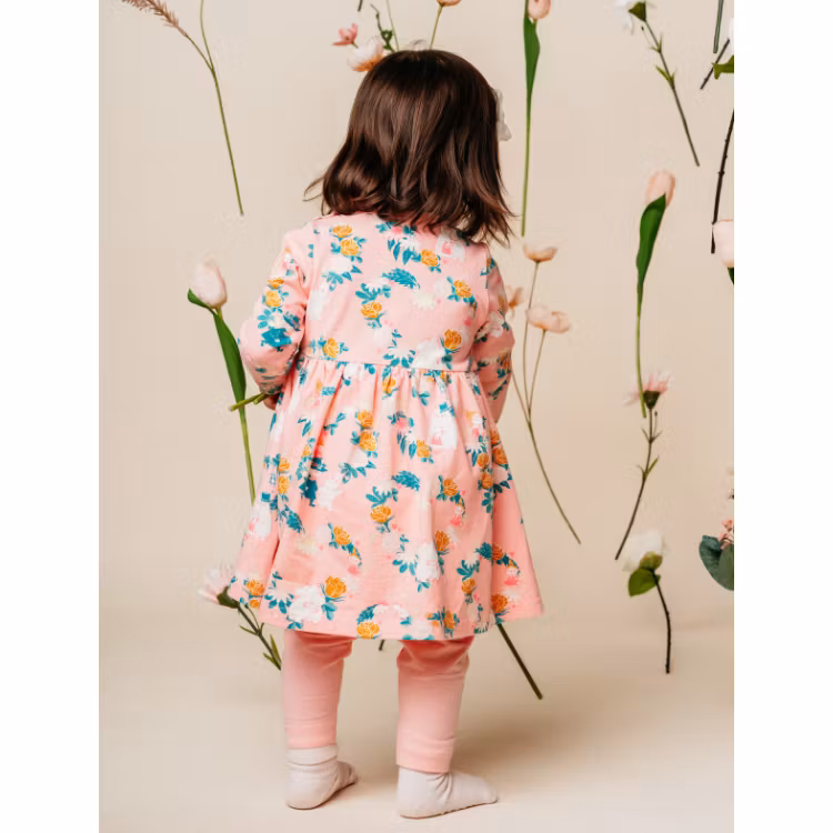 Mumin Hjärtevän leggings baby rosa - Stl. 80cl