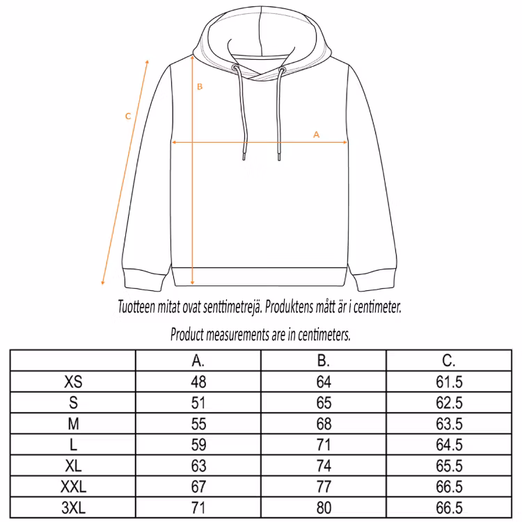 Mumin Lilli light huvtröja Sketch12 ljusgul - Stl. 3XL