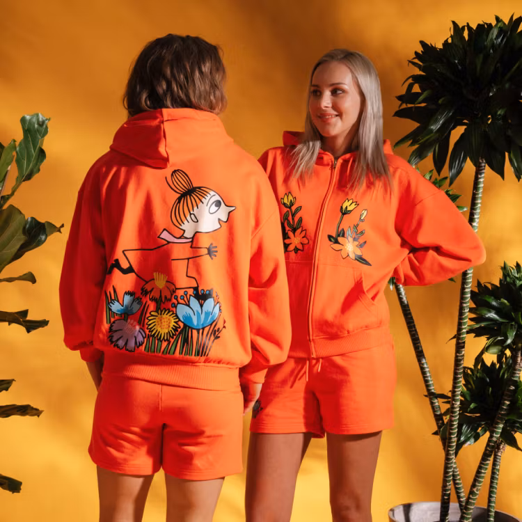Mumin Lyyli Shorts Lilla My röd