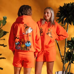 Mumin Lyyli Shorts Lilla My röd