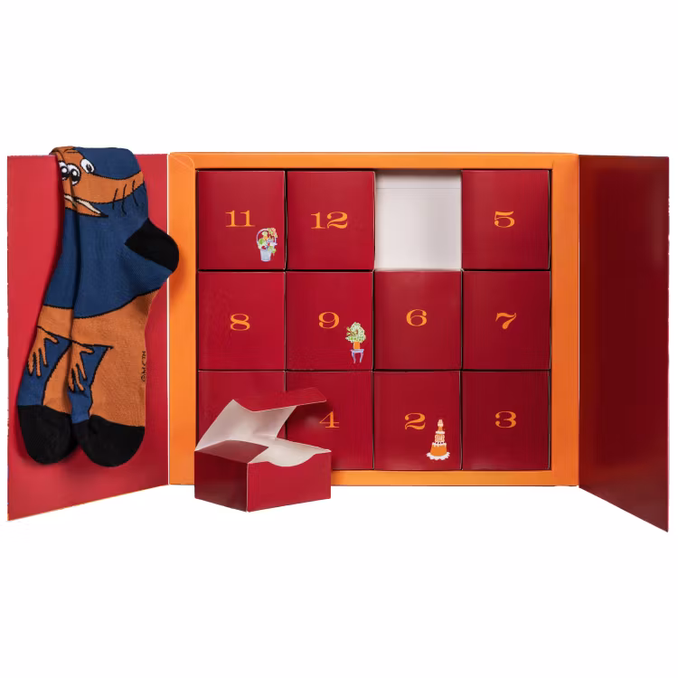 Mumin strumpjulkalender - Stl. 42/46