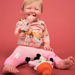 Mumin Störtflod leggings baby rosa
