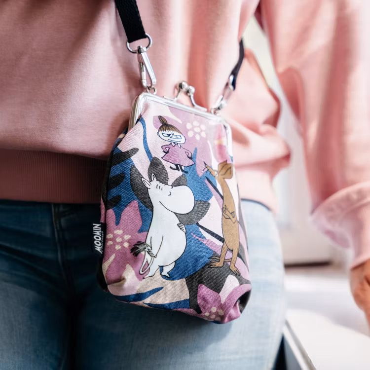 Kopia Mumin Vinssi axelväska Söt rosa