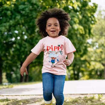 Pippi Långstrump t-shirt rosa