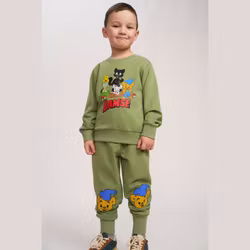 Bamse Björn collegetröja grön