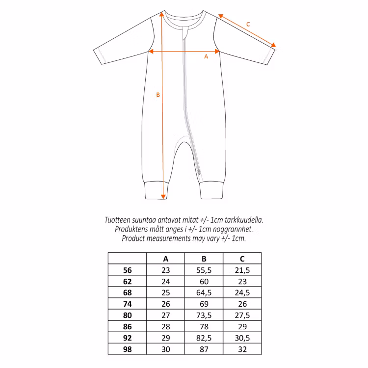 Mumin Månskensnatt pyjamas Grön