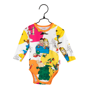 Pippi I Villekulla body - Stl. 86cl