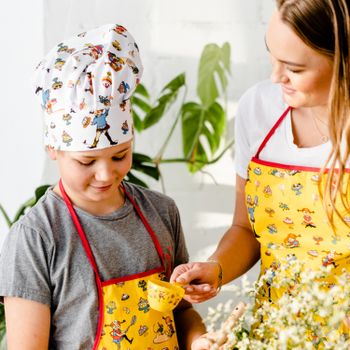 Pippi bakar kockmössa vit