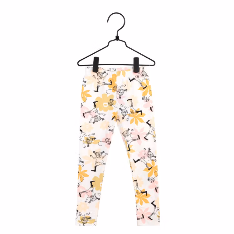 Pippi Löv leggings naturvit