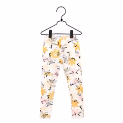 Pippi Löv leggings naturvit