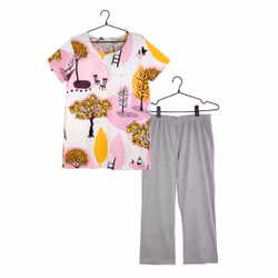 Mumin Dagdröm capripyjamas kortärmad gul - Stl. S