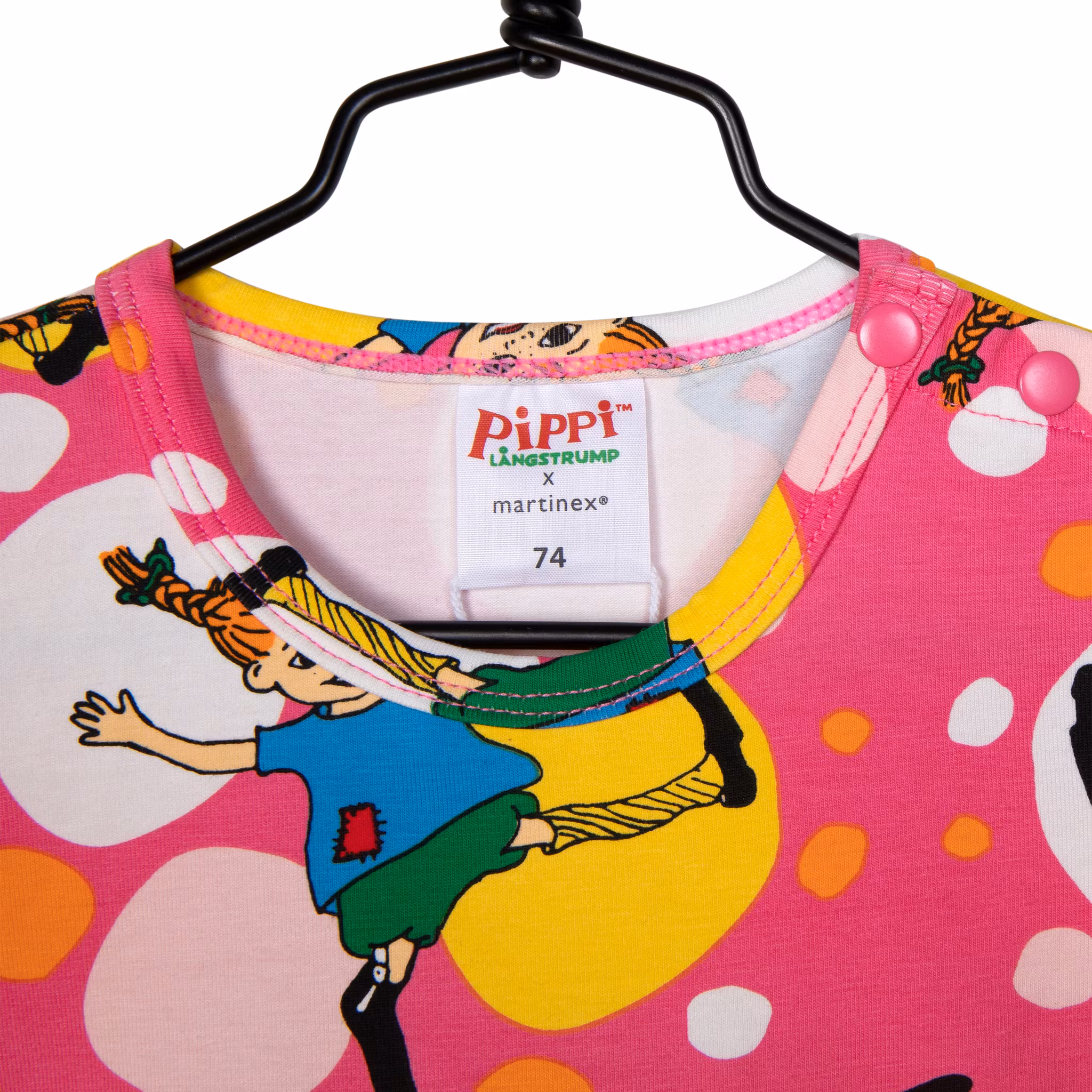 Pippi Hjulning klänning baby anilin